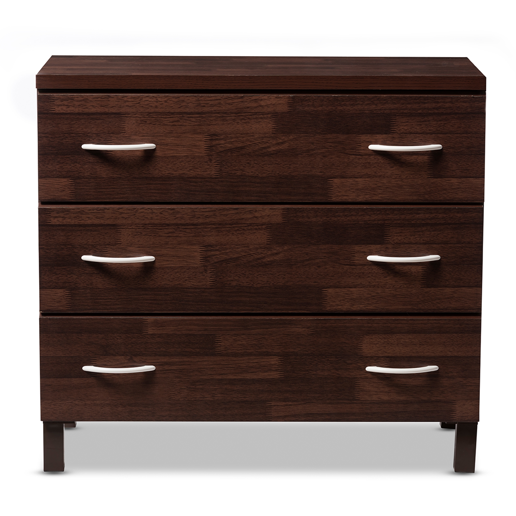 Baxton Studio Maison Modern and Contemporary Oak Brown Finish Wood 3